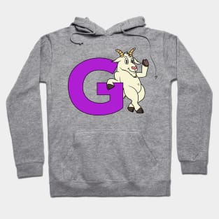 Letter G with Goat Hoodie